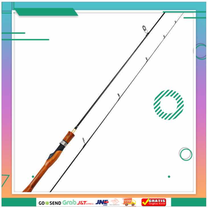 (BISA COD) FTIHSHPOBEI Joran Pancing Carbon Fiber Spinning Handle 2 Segments 1.68M KB300