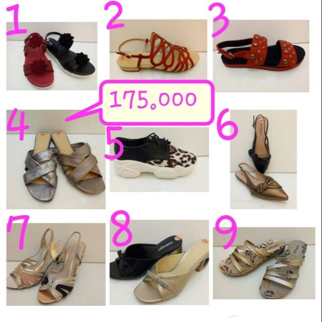 SALE SANDAL SEPATU Bellagio