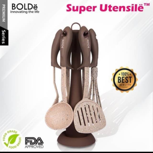 Spatula Bolde set / Super Utensile Bolde 7 pcs