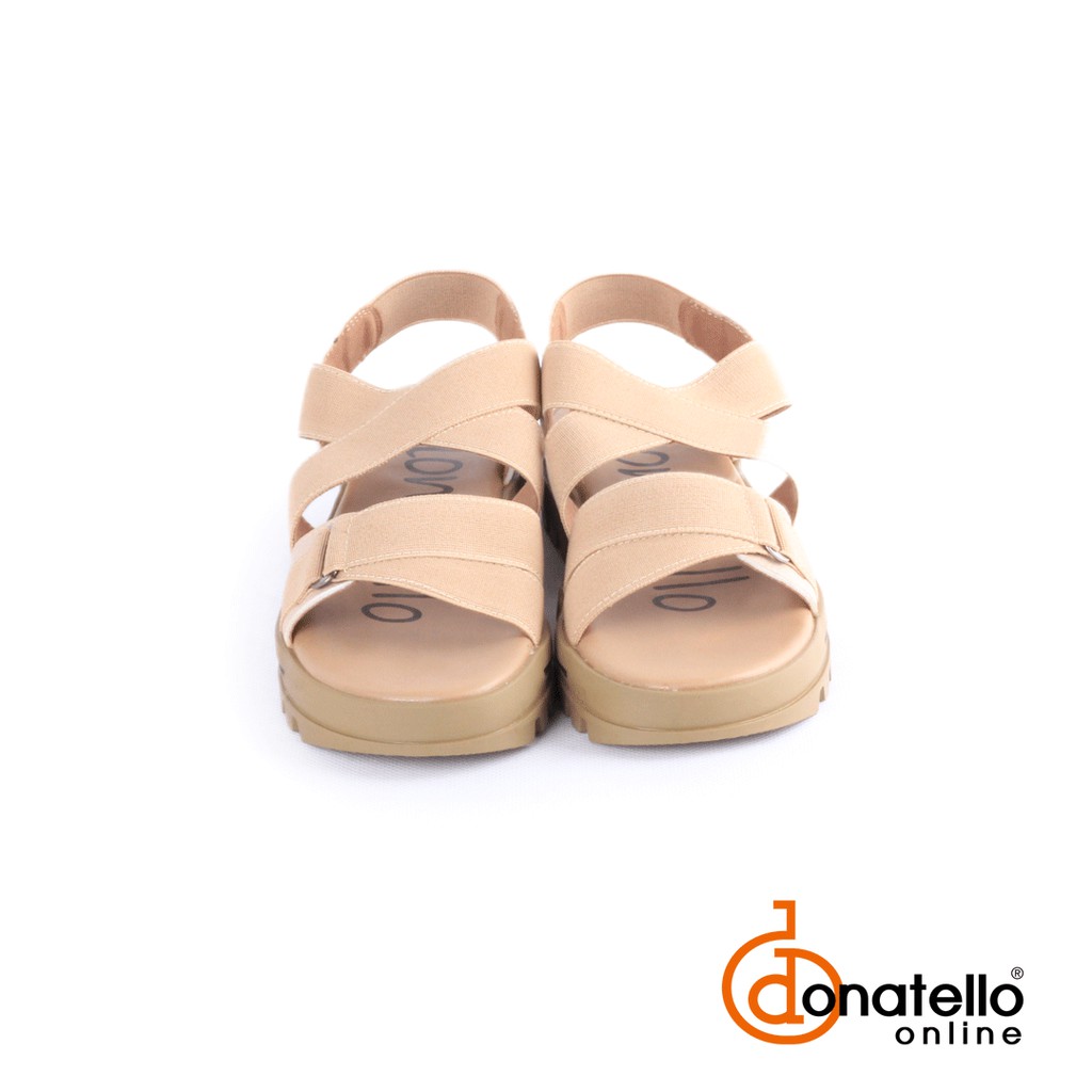  SEPATU  SANDAL FLAT BL624402 KHAKI DONATELLO  ORIGINAL 