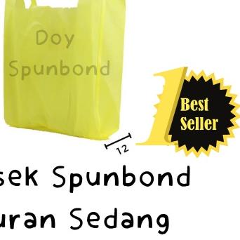 

☛ PROMO! KANTONG KRESEK SPUNBOND UKURAN SEDANG 28x45x12 (20pcs) | ◙
