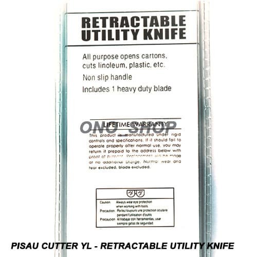 

Spesial Pisau Cutter Yl - Retractable Utility Knife Sale!!!
