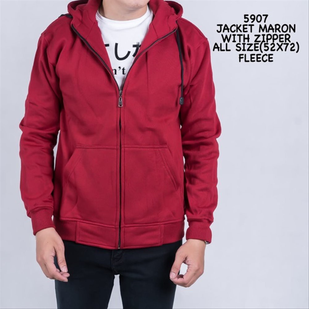 JAKET HOODIE ZIPPER JAKET POLOS SWEATER POLOS RESLETING PRIA WANITA UNISEX M L XL XXL RMD STORE-2