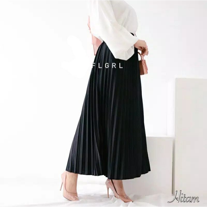 ROK PLISKET PREMIUM BKK GOOD QUALITY//ROK WANITA