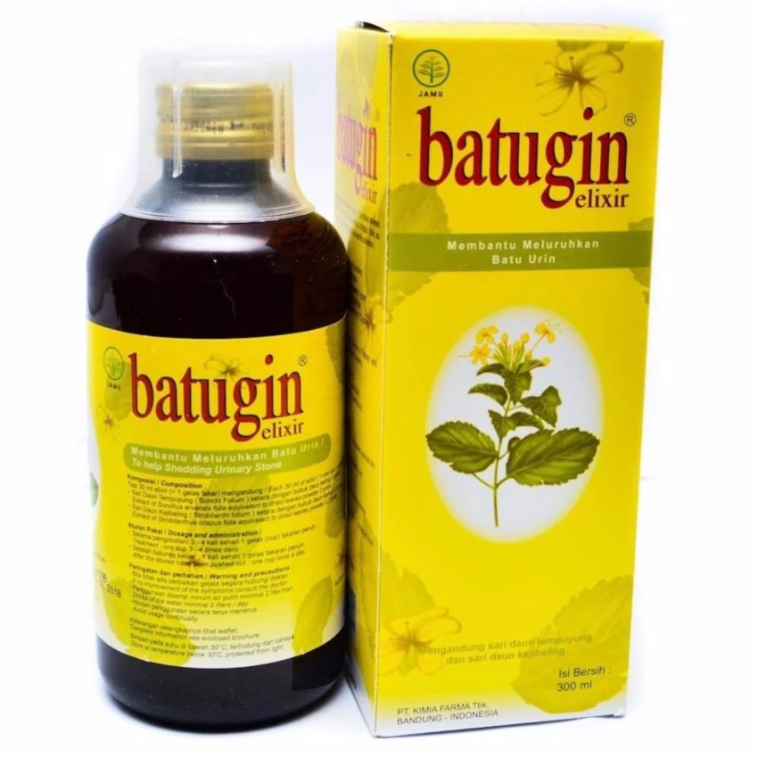 Jual Batugin Elixir 300 Ml - Obat Kencing Batu, Meluruhkan Batu Urin ...