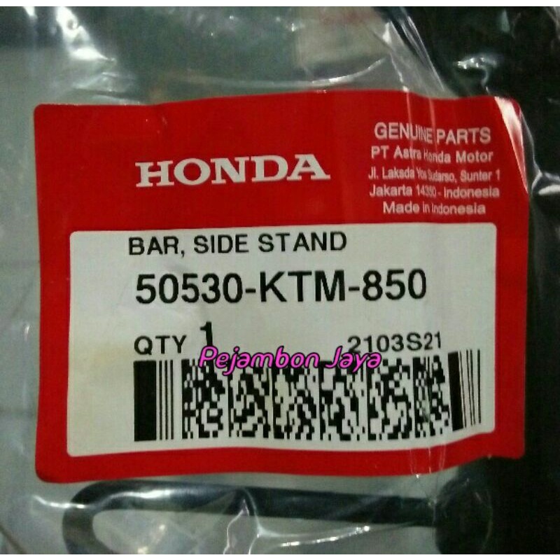50530KTM850 BAR SIDE STAND STANDAR SAMPING REVO SUPRAX125