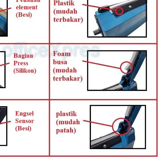◙ Alat Pres Plastik 200 / Alat Perekat Plastik / Impulse Sealer 20 CM / Mesin Press Plastik Origin ✩