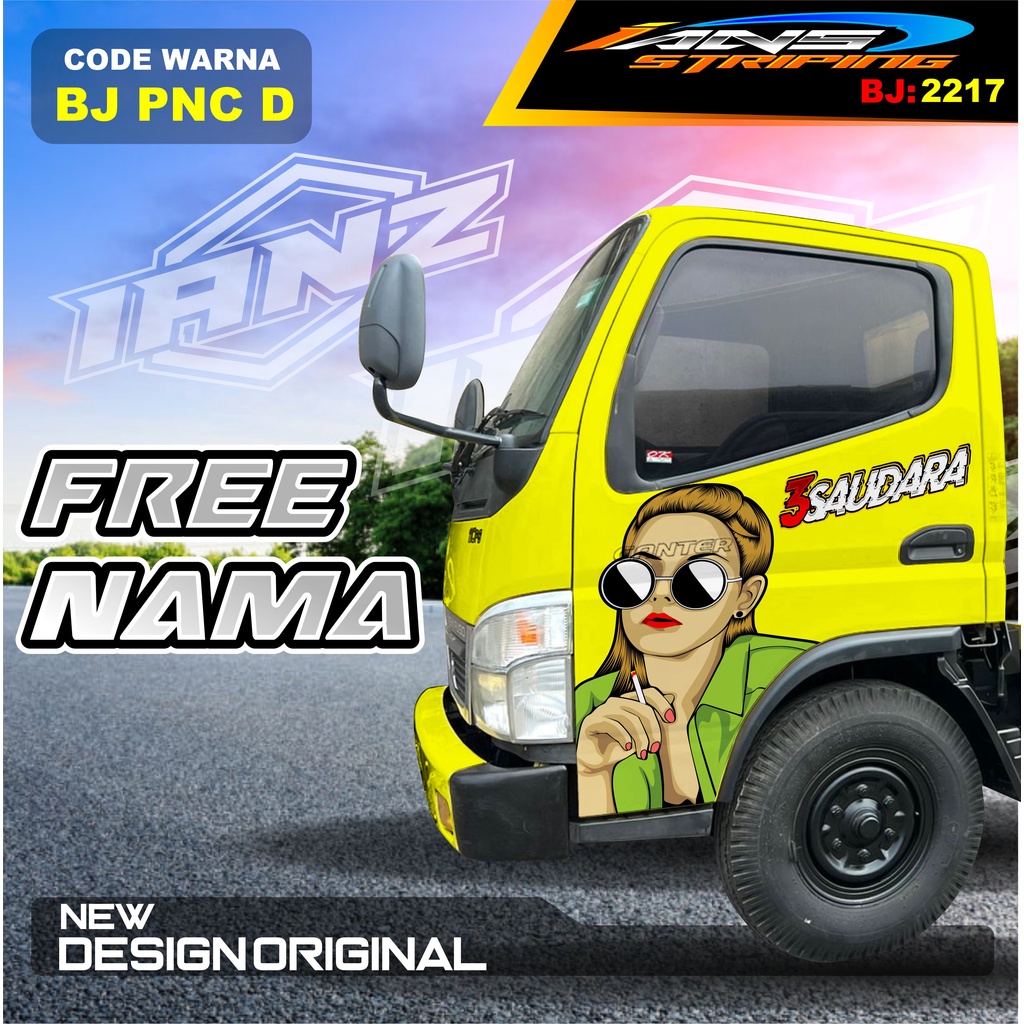 DECAL STICKER PINTU TRUK FUSO RAGASA / DECAL PINTU DUMTRUK  / STIKER MOBIL TRUK / STIKER PINTU TRUK KEREN