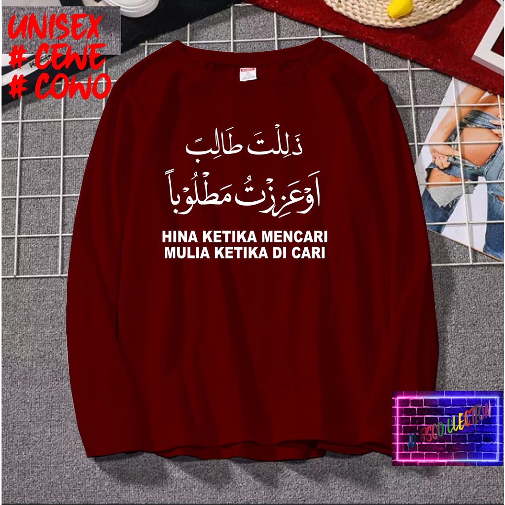 COD/ KAOS HINA KETIKA MENCARI LENGAN PJG/KAOS TULISAN/KAOS HIT/KAOS SANTRI KEKINIAN/KAOS DAKWAH PAKAIAN PRIA PESANTREN KATA KATA VIRAL 2021/KAOS ISLAM/SANTRIWATI/KAOS HITS 2021/KAOS BERGAMBAR /KAOS TULISAN/KAOS EKSPRESI/KAOS PRIA /TSHIRT PRIA DAN WANITA /