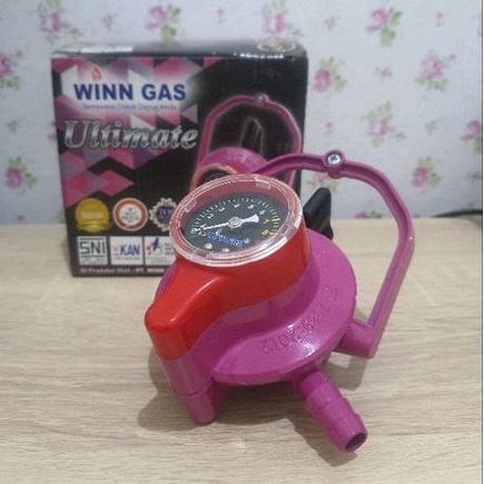 Regulator Meter Winn Gas Ultimate - Pink