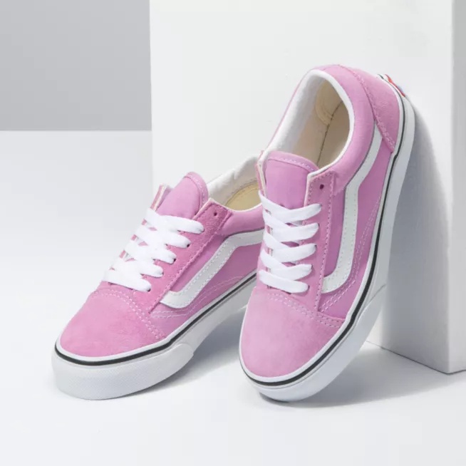 NEW Sepatu Anak Vans Oldskool Sepatu Murah Sepatu Sneakers Pria Wanita Pink