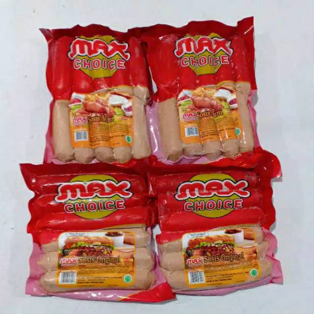 

MAX CHOICE sosis bakar original 500gr 6s/10s
