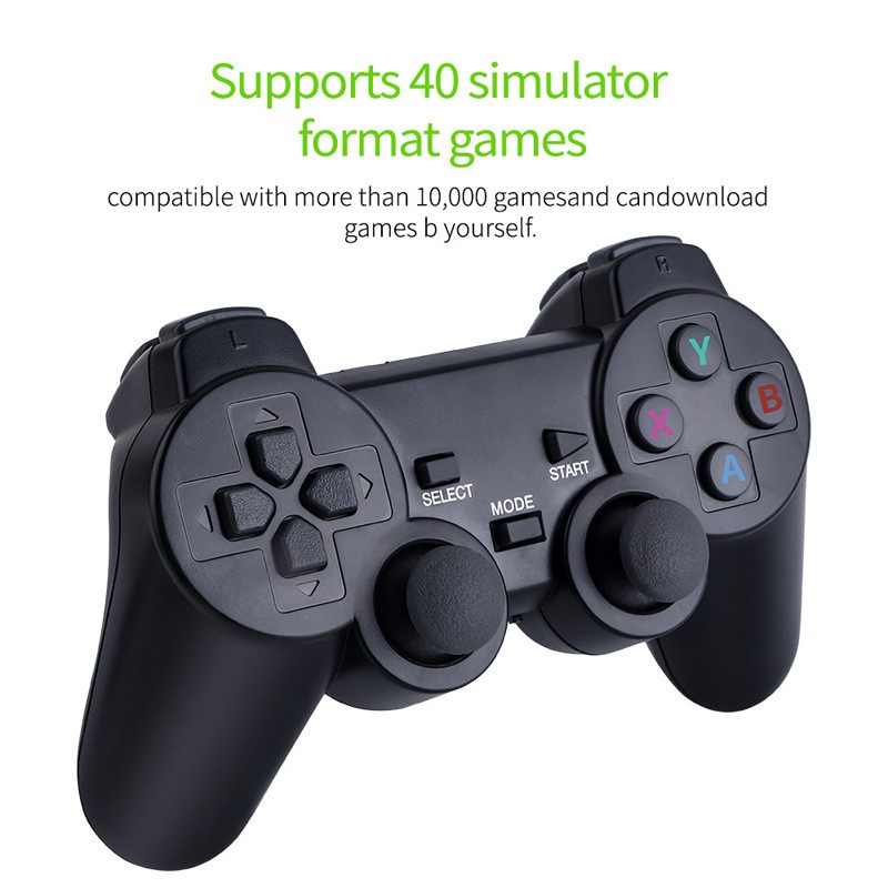 4K Game Stick generasi 2 TV BOX 10000 Video Games Retro Mini Console Wireless gamepad kedua VS PS1 Lite game stick gen 2 hadiah lebaran anak lelaki ulang tahun birthday