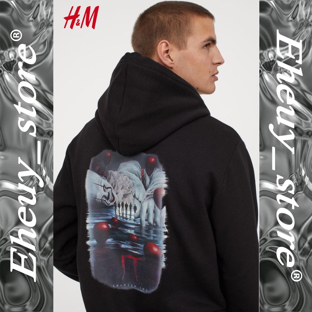 Hoodie H&amp;M IT chapter two Hoodie hnm IT series Sweater pria wanita