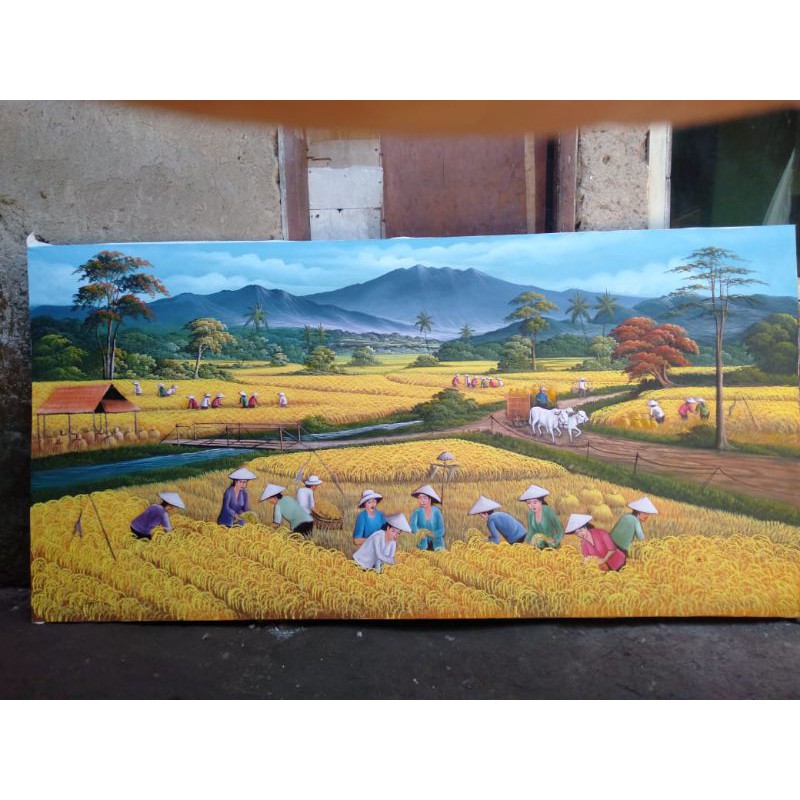 lukisan panen raya
