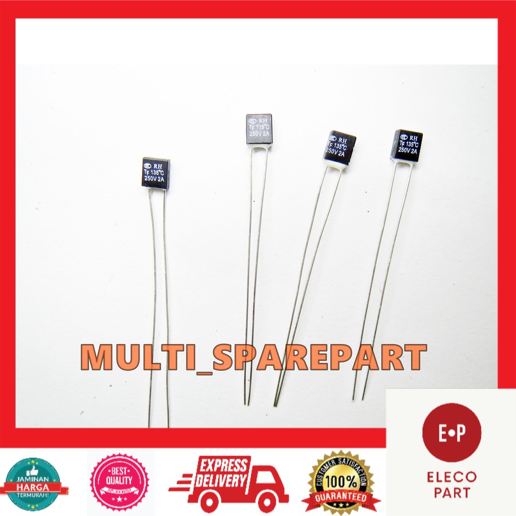 FUSE 2A Kipas Angin - Sikring Sekring Kipas 2a  130°C  250v