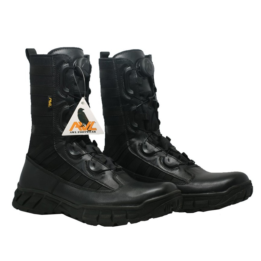 SEPATU PDL NINJA TNI POLRI TALI PUTAR TACTICAL AWL BUKAN TRAV dan CHEVALIER  atau PARABELUM