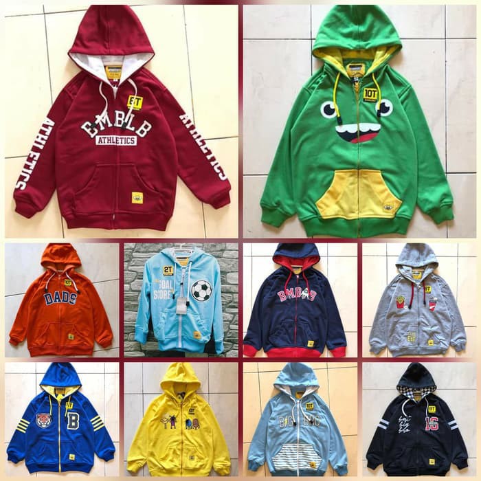 Jaket Hoodie Anak/Jaket Resleting Anak/Jaket Anak Bumblebee