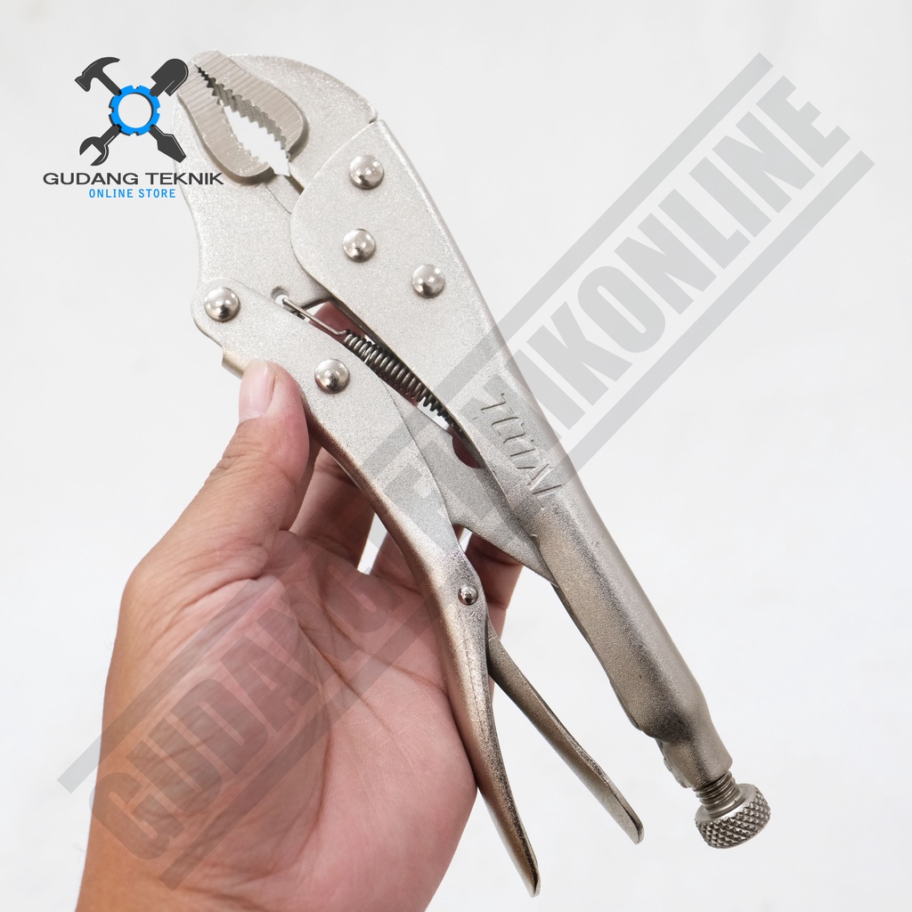 Tang Jepit TOTAL THT191003 / Tang Buaya THT 191003 - Tang Locking Plier 10&quot;