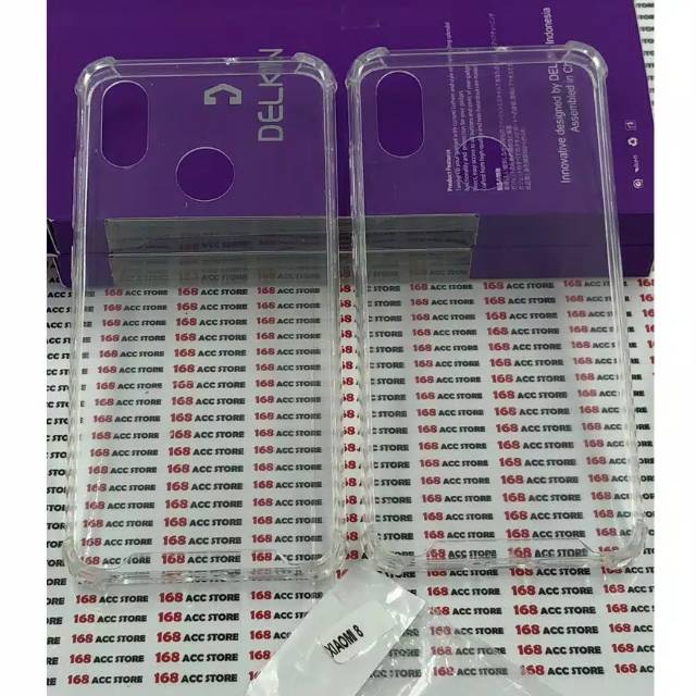 Case Anticrack Fiber Xiaomi Mi8 Mi 8 Lite Anti Crack Fuze Knock Shock Soft Slim Clear