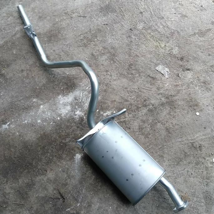 Rear Muffler Mitsubishi Colt L300 Diesel PickUp '84-02. Knalpot Mobil (Kode 001)