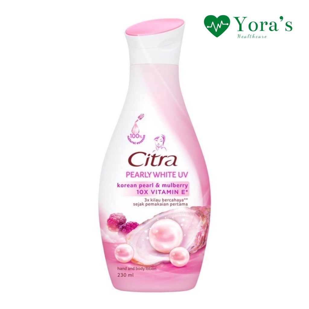 Hand & body Lotion Citra Pearly Glow UV Pink 60ml,120ml,230ml