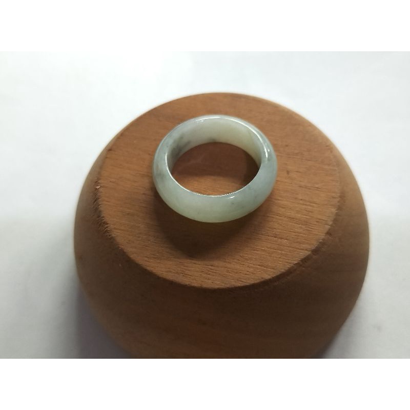 Cincin 18,8mm Giok Asli 100% Burma Jadeite Natural C173