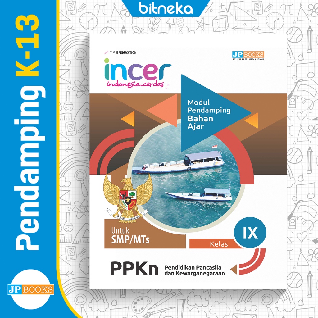 Buku Modul Pendamping PPKn SMP Kelas 9 Kurikulum 2013 LKS Incer