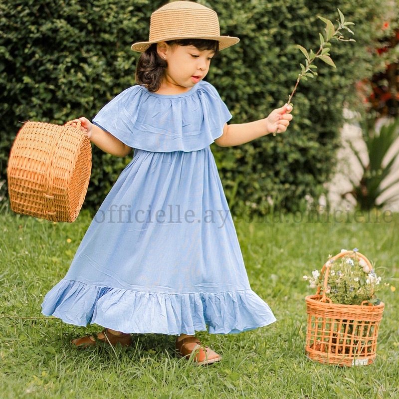 Ayesha - BATARI DRESS | Dress Anak Mewah Katun Rayon Crinkle