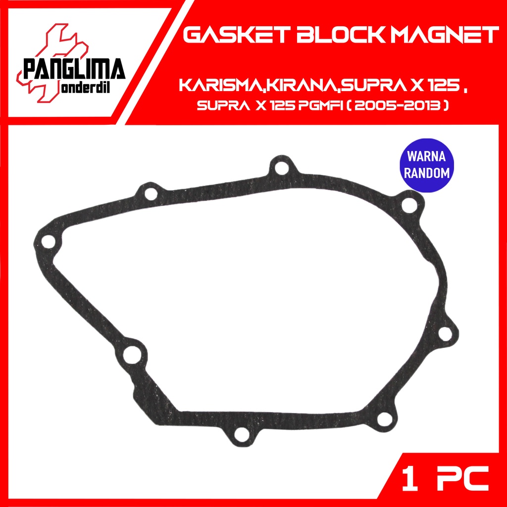 Gasket Block Magnet Honda Supra X 125-PGMFI 2005-2012 &amp; Karisma &amp; Kirana Packing-Paking Blok Kiri