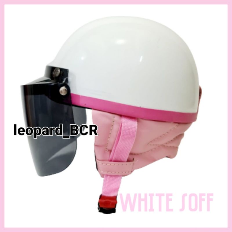 helm chip bogo pastel dengan +2 varian kaca