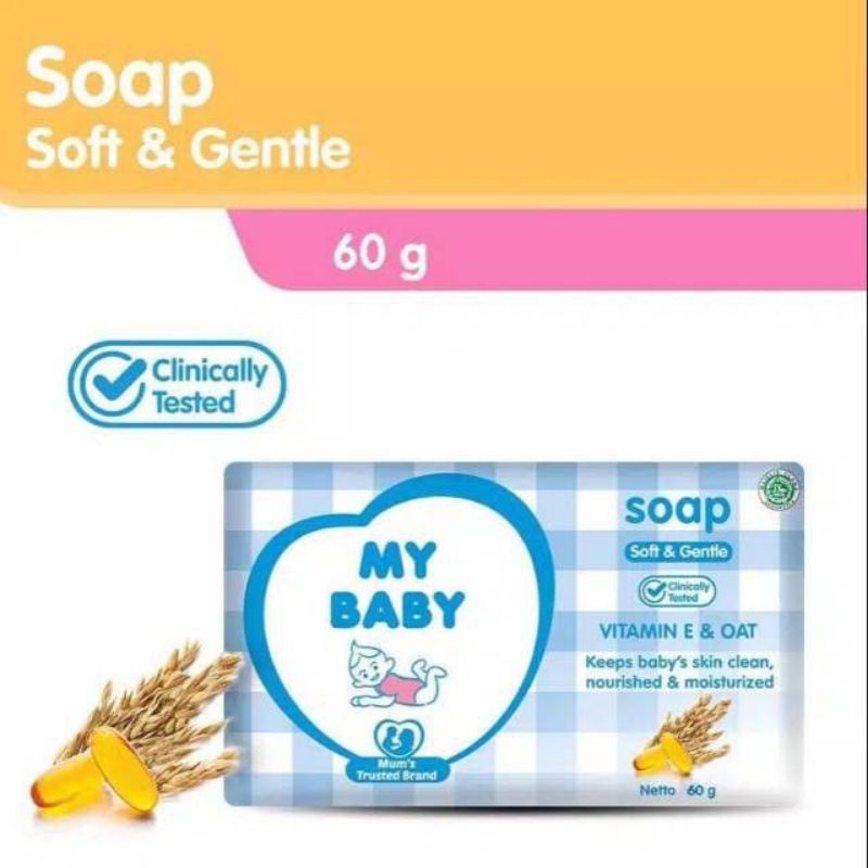 My Baby Bar Soap - My Baby Sabun Mandi Bayi - My Baby Sabun Batang Bayi