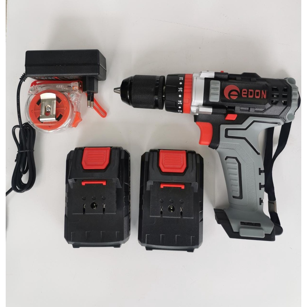 EDON ED2-1810D 18V MESIN BOR TANPA KABEL CORDLESS DRILL