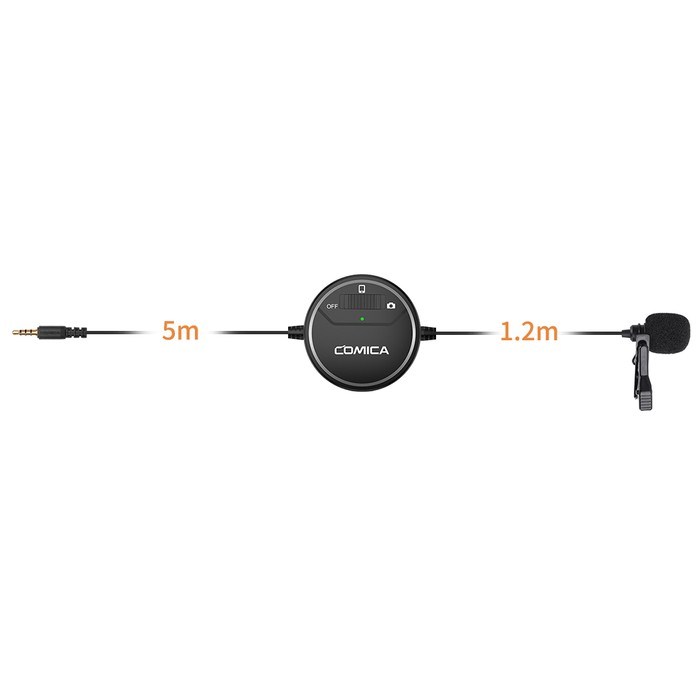 Microphone for smartphone, camera, gopro Comica v03 lavalier omnidirection