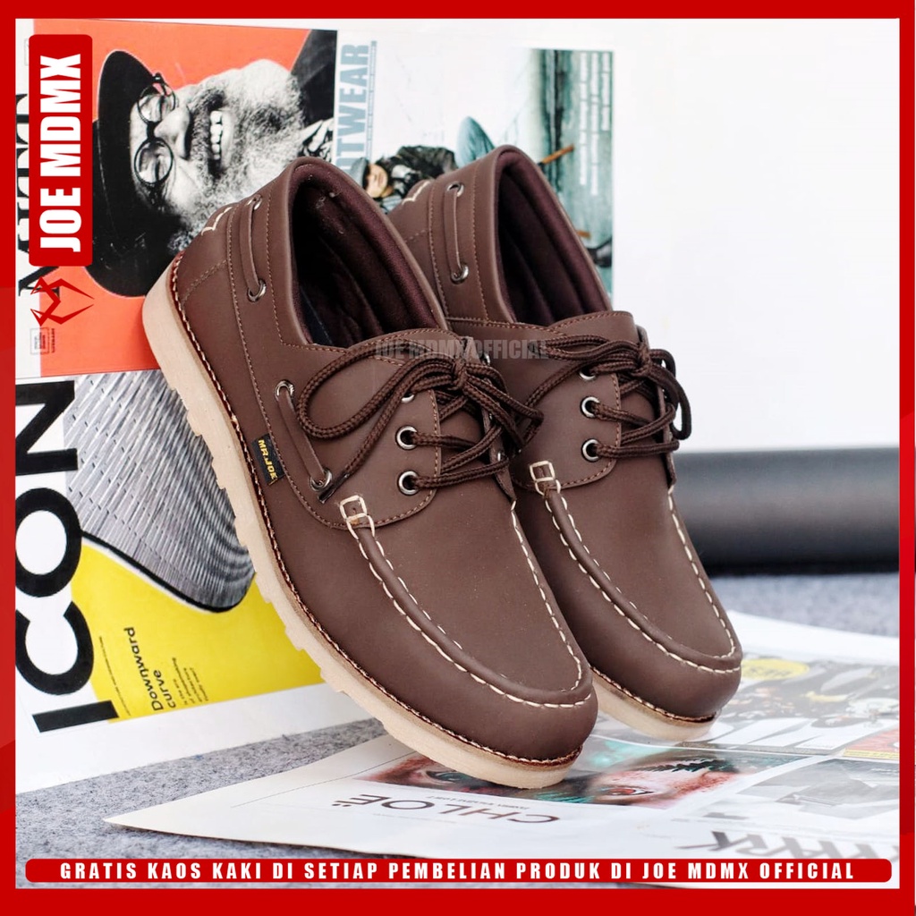 NERZON Sepatu Kasual Pria Sepatu Pria Casual Kulit Pu Cowo/Cowok