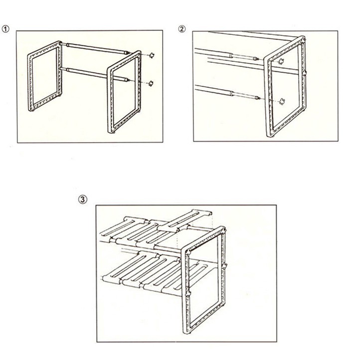 Adda Home - ADDA HOME - Rak Dapur Sepatu Toilet Serbaguna - 70cm