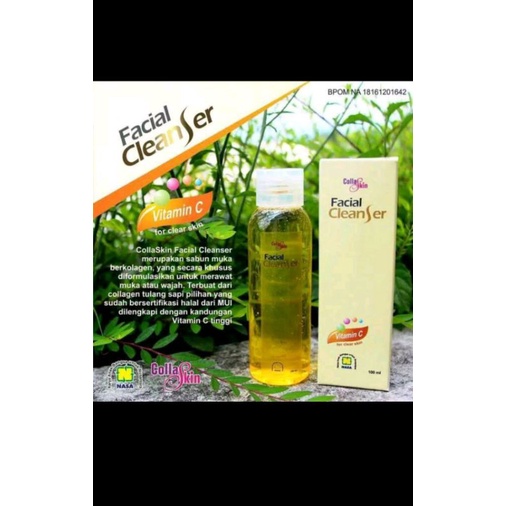 (CollaSkinGoldFacialClinser)Mencerahkan menghilangkan komedo.(free maskerwajah)