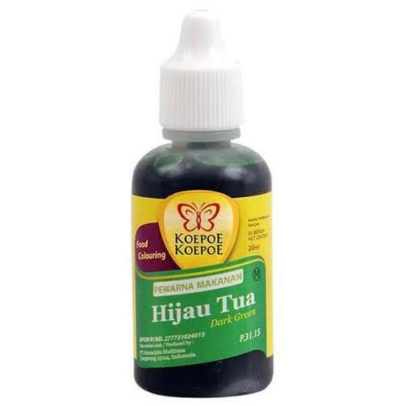 

Pewarna Hijau Tua 30ml Koepoe