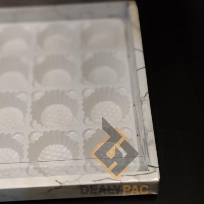 

New - Mini Pie Box - Marmer per 6pcs