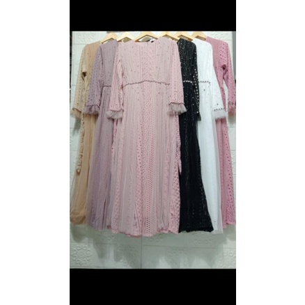 Dress Pesta / Brukat dress / Gamis Tille