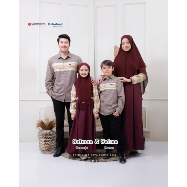 SALMAN SALMA FAMSET BU YASMEER READYSTOK