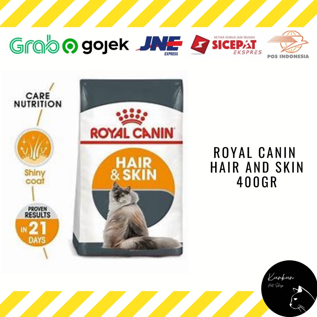 ROYAL CANIN HAIR & SKIN 400GR (DRY CAT FOOD)