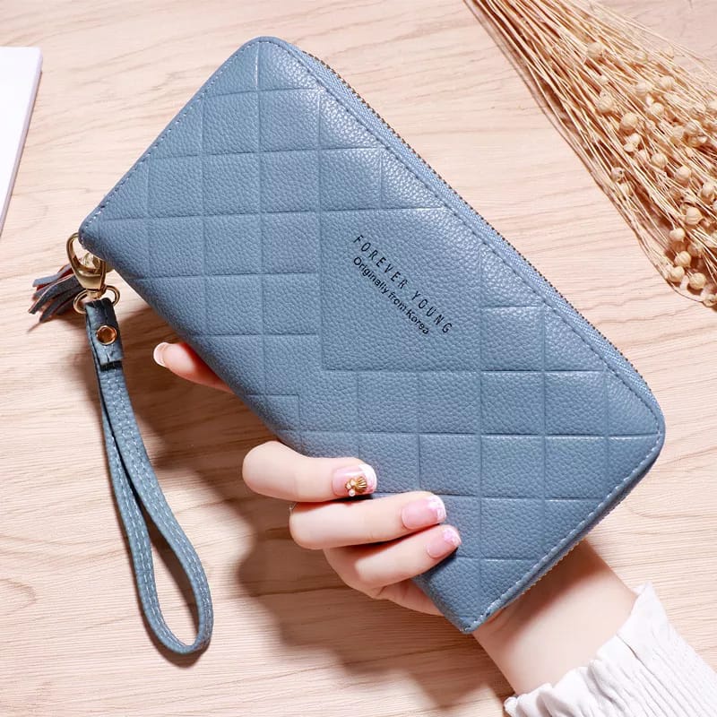 *ALIBABA1688* Dompet Zipper Wanita Koin/Dompet Wanita Gelang Tas Moneybag Panjang Tali Rumbai