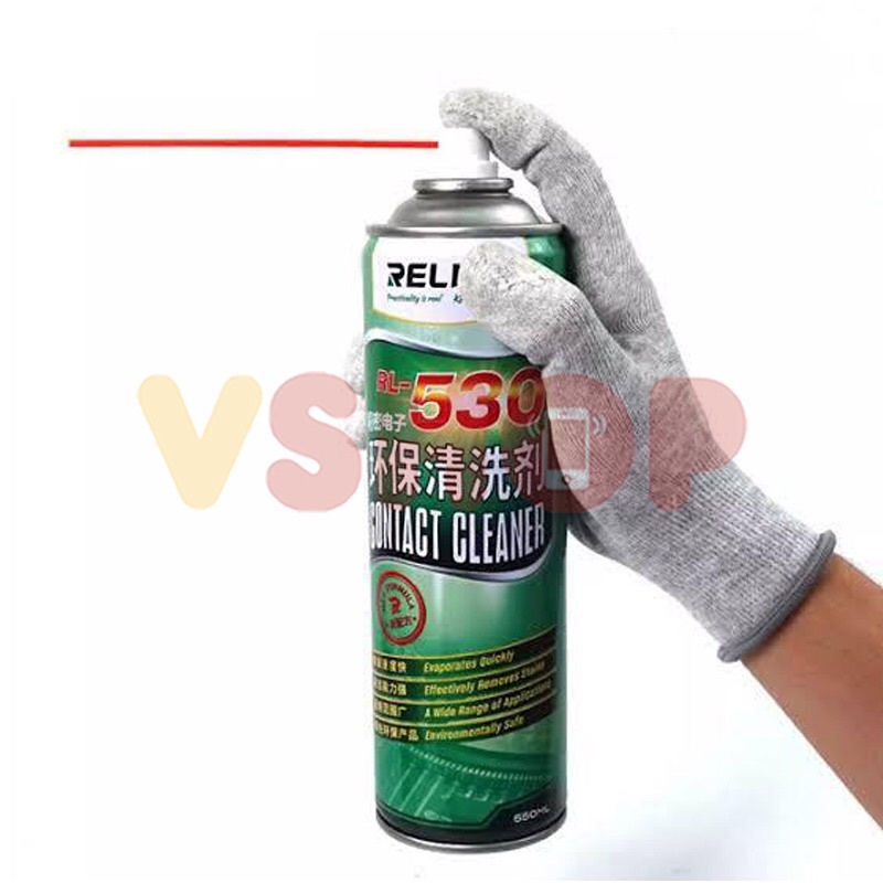 CONTACT CLEANER RELIFE RL-530 550ML CAIRAN PEMBERSIH KACA LCD DAN PCB