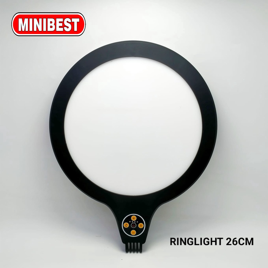 Ringlight Selfie Live Broadcast Professional Live Stream Desktop Beauty Fill Light 26CM H10