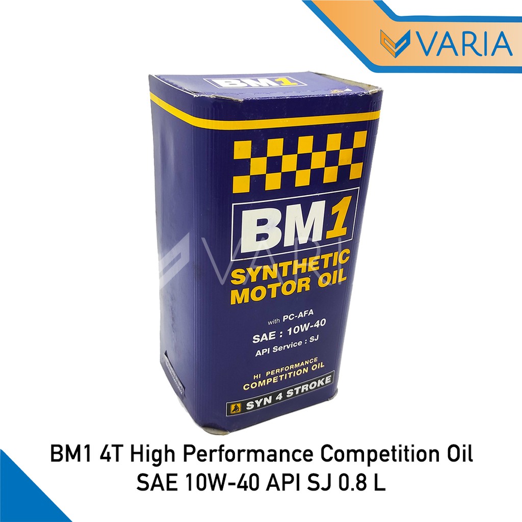 BM1 Oli Motor 4T High Performance Competition Oil 10W-40 SJ 0.8 L