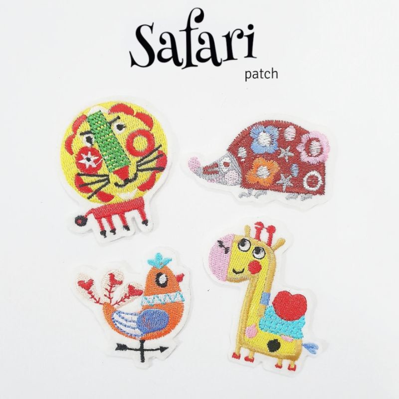 Patch Bordir Giraffe / Jerapah