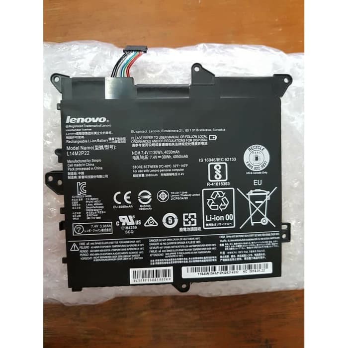 Baterai Lenovo Flex 3-1120 Flex 3-1130, IdeaPad 300s-11iby, 300-11ibr