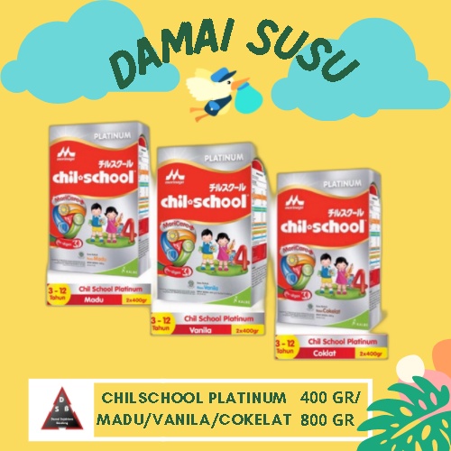 

Chil School Platinum 800 gr Rasa Vanila/Madu/Cokelat