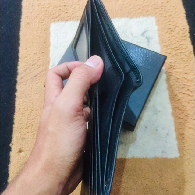 dompet lipat biasa pria bahan kulit asli impor ukuran standar #dompet #dompetpria #dompetkulit